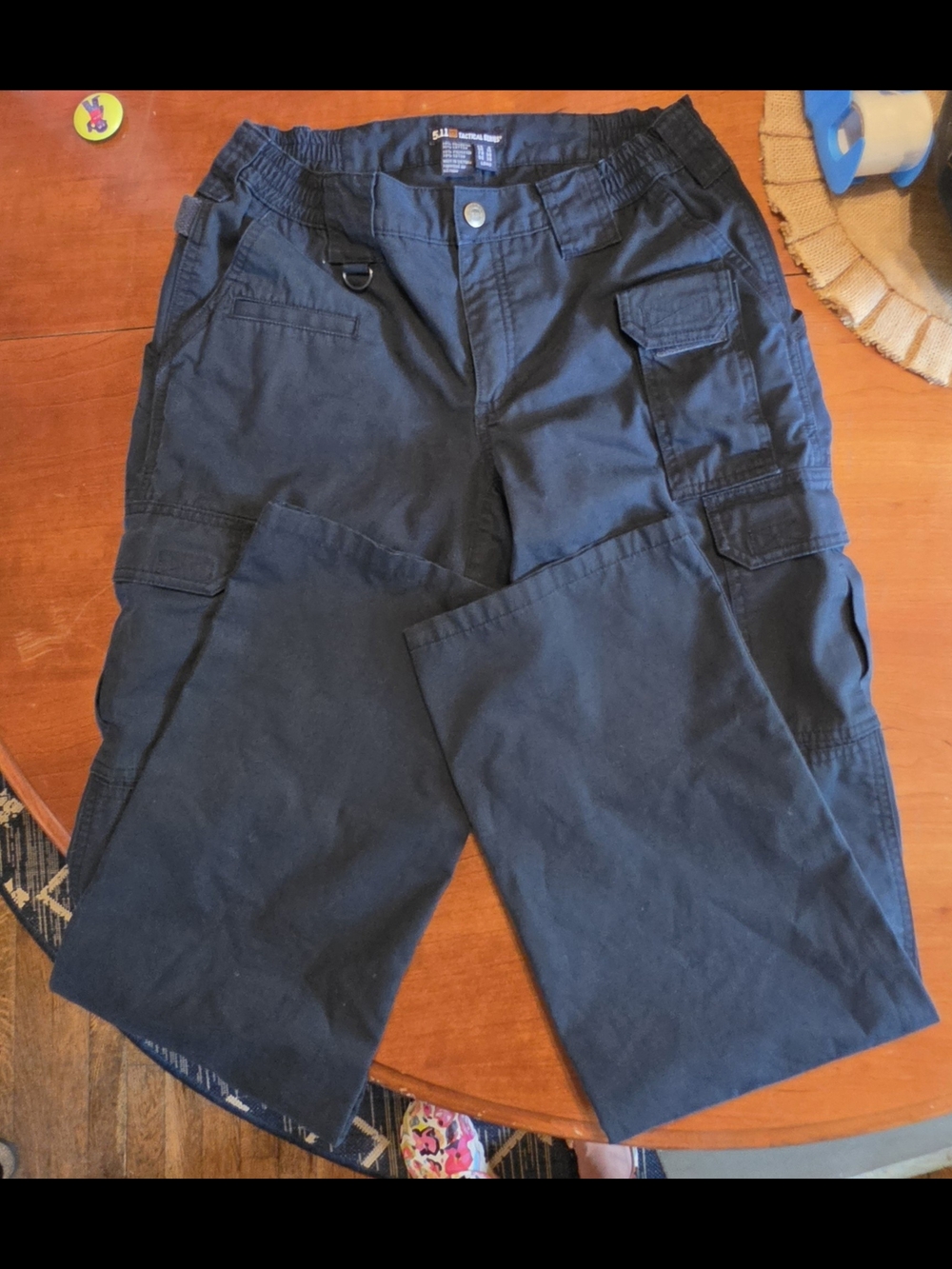 5.11 Tactical TACLITE Pro Ripstop Cargo Pants Black Women's 6 Long Utility